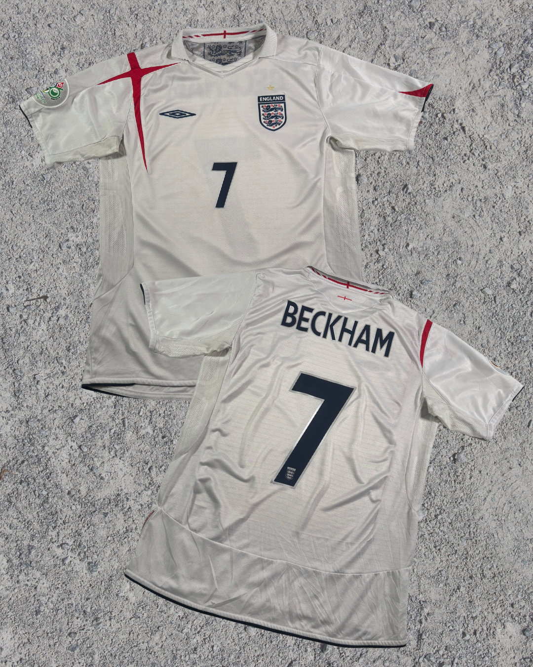 England Trikot Beckham (L) 