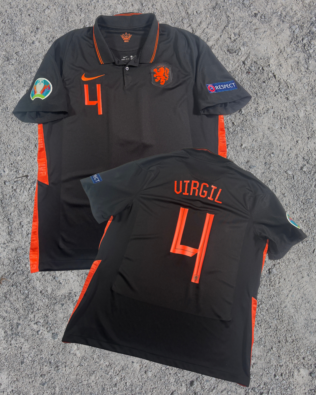 Niederlande Trikot Auswärts Van Dijk (XL) 