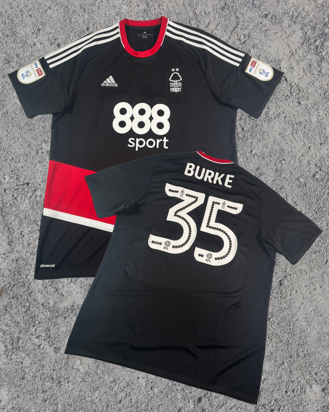 Nottingham Forrest Trikot Auswärts Burke (XL)