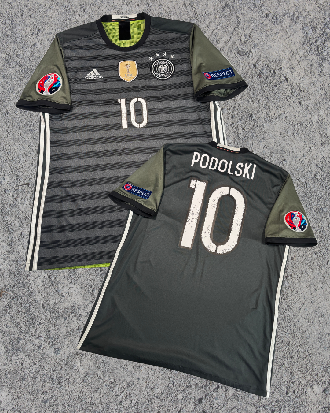 Deutschland Trikot Auswärts Podolski (L)  
