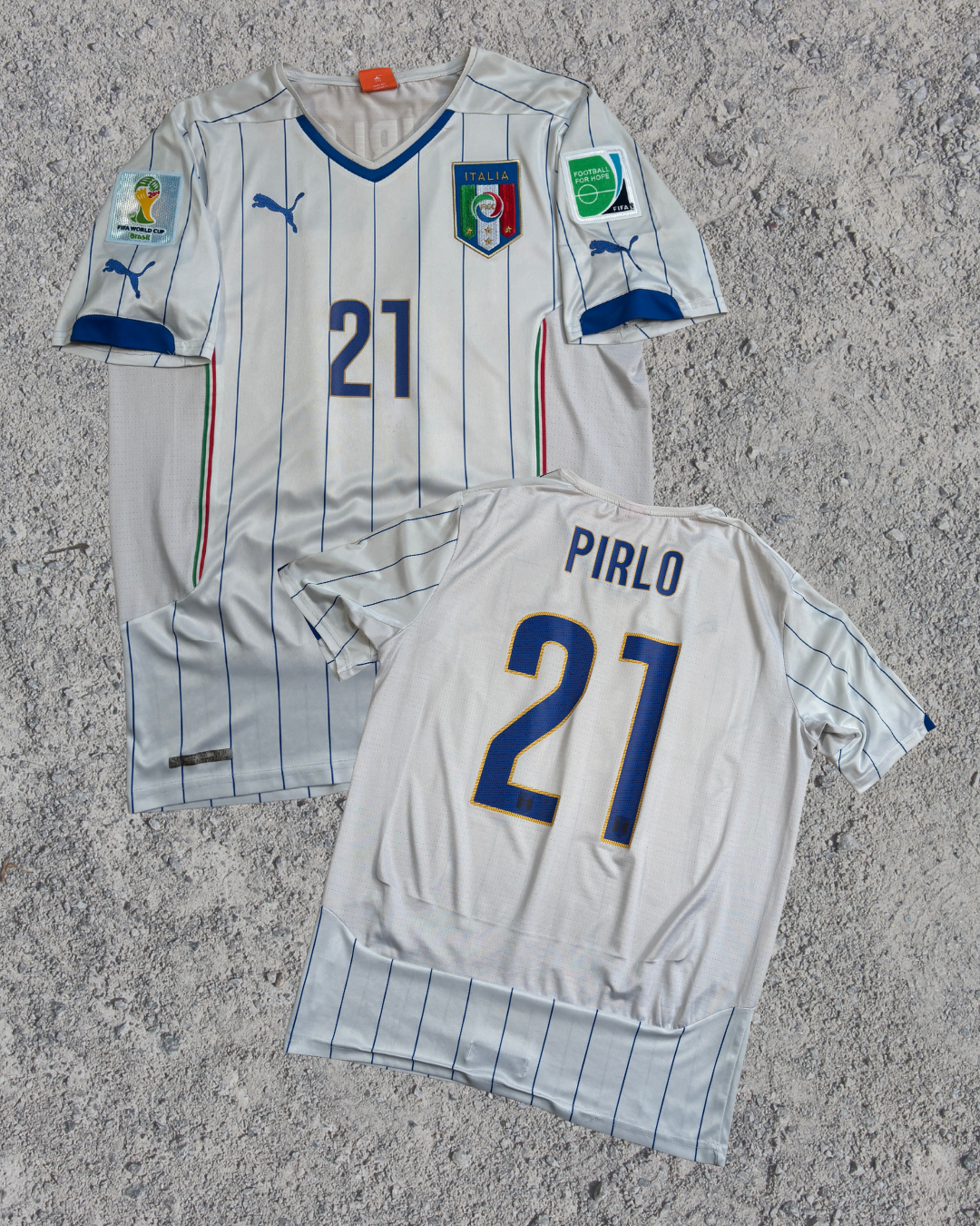 Italien Trikot Auswärts Pirlo (L) 